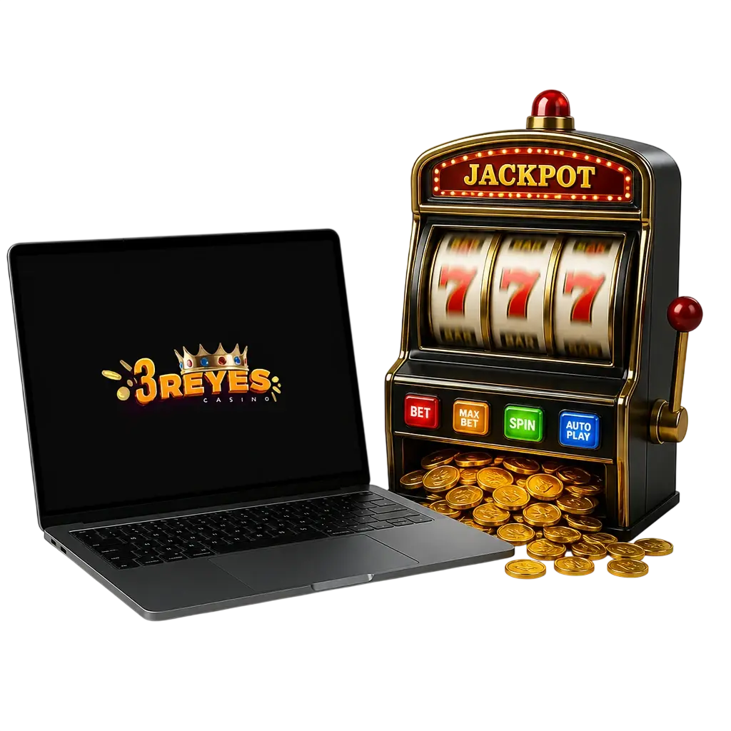 Plataforma de 3REYES Casino Online con juegos y apuestas deportivas