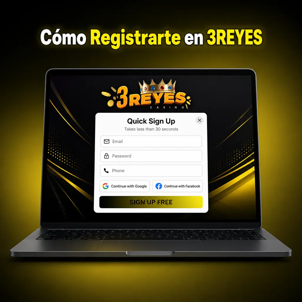 Formulario de registro en 3REYES